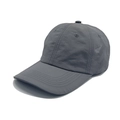Dark gray quick-dry nylon baseball cap with breathable star-pattern laser cutouts - M(56-58cm) / Gray