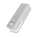 Portable mini bag sealer in gray plastic with 3-button control panel for snacks - 4th Gen Rechargeable-Grey