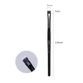 Flat head eyeliner brush with 149mm black handle and dual-tone fiber bristles - 859 Flat Eyeliner Brush