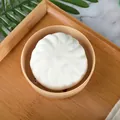 Realistic 8cm PU slow-rebound steam bun squeeze toy in a white variant for stress relief - Pork Bun (Steamer Not Included) / 7.5cm-8cm