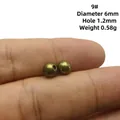 6mm antique bronze alloy spacer beads for jewelry making with 1.2mm hole size - 9# Style