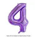 Número 4 Morado