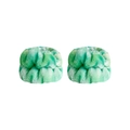 Plush gradient green wrist washbands for face washing to prevent water on sleeves - Gradient Wristband 3 (Pair)