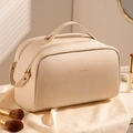 Milk Apricot Color - Double Zipper Bag