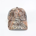 Detail of floral baseball cap with rhinestone lines and metallic star studs decoration - Adjustable / Brown Star