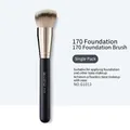GECOMO 170 foundationkwast met dichte synthetische haren en matzwart handvat - G1013-1 (170) Foundation Kwast