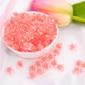 Pink transparent acrylic star-shaped beads for DIY jewelry and necklace crafting - Light Pink Transparent Star (83pcs)