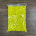 Bulk pack of yellow plastic stitch markers for DIY knitting and crochet in poly bag - Light Yellow