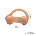 Mini walnut wood car toy for toddlers with smooth edges and easy-grip design - Pure Maple Car