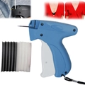 Pistola sparapunti blu per abbigliamento con fissaggi neri e bianchi per riparazioni - Pistola Singola / Azzurro