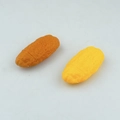 Novelty peanut shaped decompression pens in orange and yellow with realistic textures - Simulation Chicken Wing Pen (Orange & Yellow Set)