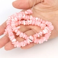 DIY irregular pink shell bead strands for jewelry making and handcrafted bracelets - Irregular Light Pink