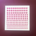 Stickers con strass in acrilico rosa in varie dimensioni per trucco DIY e nail art - 165 Pezzi Strass Rosa Pesca