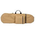 Khaki waterproof skateboard bag with front zipper pocket and durable handle - 113cmX40cm / Longboard Bag Khaki