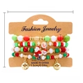 Spécifications de taille pour les bracelets de Noël en acrylique avec breloques - Modèle 5