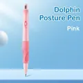 Pink dolphin-shaped ergonomic posture correction mechanical pencil for students - Pink