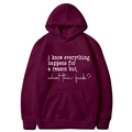 Burgundy hooded tracksuit for women with slogan print and matching sweatpants set - S / Tops / Burgundy