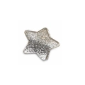 Mini star hair claw clip with sparkling silver sequins and sweet acetate finish - Sparkly Star 3cm