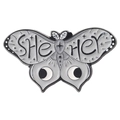 She/her Pronoun Butterfly