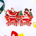 Weihnachten Cartoon Brille Kinder Party Dekoration Foto Requisiten Elch Schneemann Rahmen - Fünfeckige Schlitten-Brille