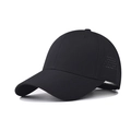 Berretto sportivo nero impermeabile con fori di ventilazione tagliati al laser - Regolabile / Nero