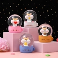 Starry angel crystal ball ornaments with cute hamsters and cat base set of four - 25-07# (lights + Snowflakes)