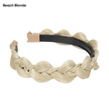 Braided wig headband in Beach Blonde featuring a thick 3-strand twist and non-slip design - Beach Blonde