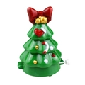 Aufziehbares laufendes grünes Weihnachtsbaum-Spielzeug mit roter Schleife und Glocken - Grüner Weihnachtsbaum (Groß)