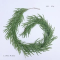 Green 180cm artificial cedar pine garland for Christmas fireplace decoration - TT180-02 (52 Heads)