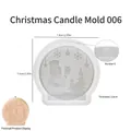 Christmas snowman snow globe silicone mold for DIY candles and resin casting projects - Snowman