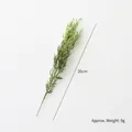 Artificial pine branch 26cm for Christmas decor weighing 9g in natural green - Small Single Branch