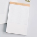 Planner magnetico con barra arancione e programma di 16 ore per tracciare attività quotidiane - Stile Timeline Semplice