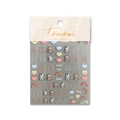 Adhesive nail art stickers featuring cute cartoon bears and rabbits in Japanese style - Good Bear (to1938)