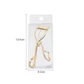 Golden carbon steel eyelash curler with PVC box packaging for natural curling effect - Gold Plated (PVC Box)