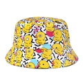 Unisex bucket hat featuring vibrant cartoon duck patterns and colorful abstract geometric shapes - M (56-58cm) / Colorful Little Duck Pattern (16)