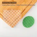 Christmas reindeer pattern fondant stamp tool for 10x10cm DIY cookie embossing - SY0157-Reindeer B
