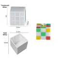 3x3 Rubik's cube style silicone mold for DIY candles and mousse cakes, 5.1x5.4cm size - Square Magic Cube