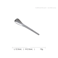 Japanese style hammered stainless steel ice cream spoon in silver finish - Silver Ice Cream Spoon
