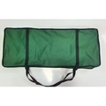 Groene 600D Oxford stoffen opbergtas voor cadeaupapier met versterkte handgrepen - 82x34x13cm / Donkergroen