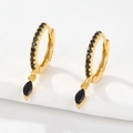 Gold - Schwarzer Zirkonia