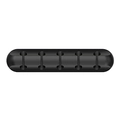Black silicone desktop cable organizer with five slots for tidy wire management - 5 Holes / Black