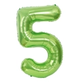 Número 5 Verde fruta