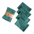 Lot de 4 pièces / Vert foncé