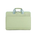Borsa a tracolla porta PC verde chiaro in tessuto con manici rinforzati e doppia zip per 17,3" - Valigia Verde Brillante Portatile Senza Cinghie Con Chiusura Arrotolabile --- Offerta Speciale A Tempo Limitato / 17.3 Pollici