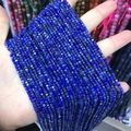 Lapis Lazuli 2-3mm faceted square beads strand for DIY jewelry making - 29-Lapis Lazuli (Enhanced)