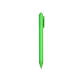 Green retractable macaron gel pen with minimalist clip on a clean white background - 1.0mm/Ballpoint Core / Green
