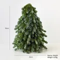 Mini-Zweifarben-PE-Weihnachtsbaum 50cm hoch mit natürlich graugrünen Zweigen - 50cm Mini Weihnachtsbaum (1.22kg)