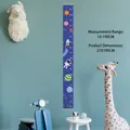 Hängende Kinder-Messlatte im blauen Weltraum-Design mit Astronauten und Planeten - Stil 12 (Blauer Weltraum) / 21*195cm