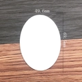 Specchio ovale in vetro fai-da-te 49,6mm x 69,5mm per creazioni artigianali e cosmesi - K6240 Lente per Specchio Ovale Grande / 49.6mmx69.5mm