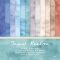 Frost Realm 6x6 inch paper pad for DIY scrapbooking with 12 watercolor designs - 21038c 24 Sheets